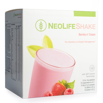 NeoLifeShake Berries n' Cream, shake białkowy zastępujący posiłek, jagody i śmietana