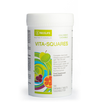 Vita-Squares, suplement diety dla dzieci, tabletki do żucia